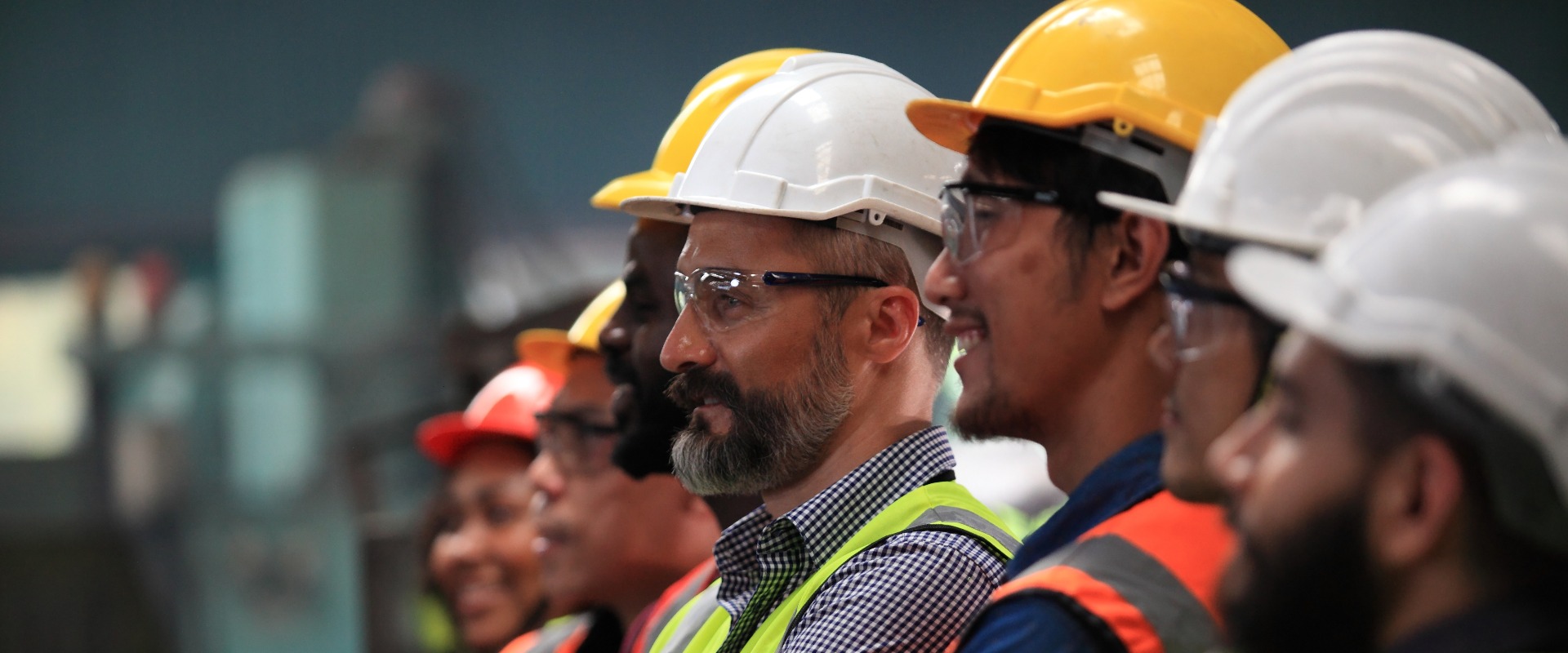 engineer team  full skill quality for maintenance and training  in industry factory worker , warehouse Workshop for factory operators, mechanical engineering team production.